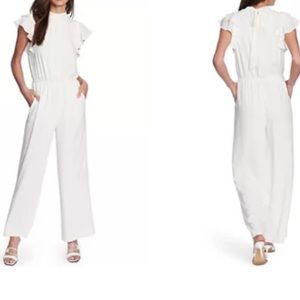 1 State White Jumpsuit